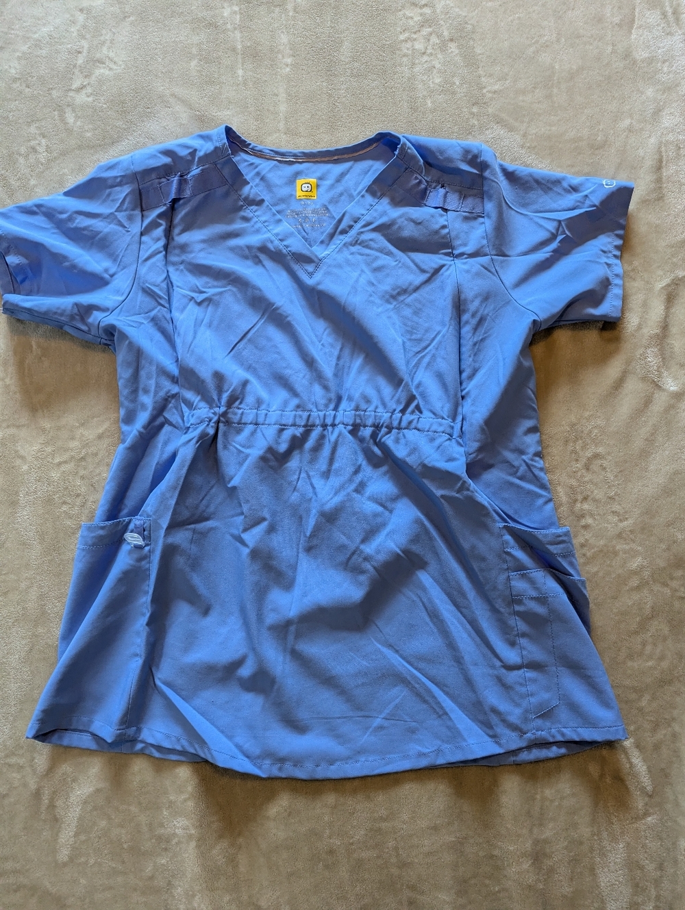 WonderWink Dusty Blue Maternity Jogger Pants